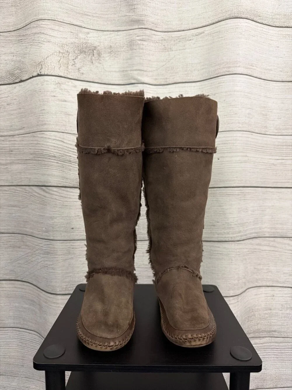 Tory Burch Amelie Tall Shearling Boots